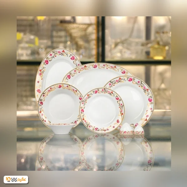 سرویس چینی 35 پارچه غذاخوری زرین گلزار