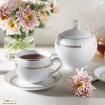 سرویس چینی 102 پارچه کامل زرین هدیه طلایی