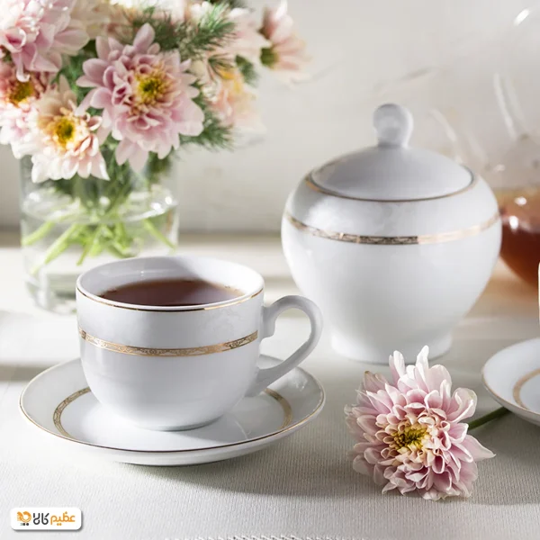 سرویس چینی 102 پارچه کامل زرین هدیه طلایی