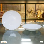 بشقاب خورش خوری آرکوپال پارس اپال مدل لب طلا کد 225