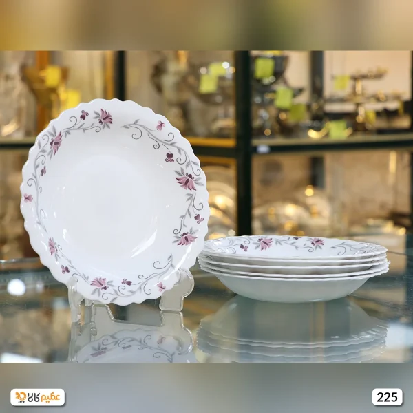 بشقاب خورش خوری آرکوپال پارس اپال مدل لیندا کد 225