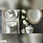 سرویس چینی 97 پارچه کامل زرین ریوا طلایی