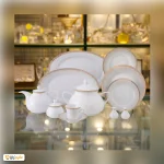 سرویس چینی 108 پارچه کامل زرین رومینا طلایی