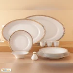 سرویس چینی 108 پارچه کامل زرین رومینا طلایی
