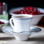 سرویس چینی 108 پارچه کامل زرین وایت رز
