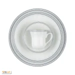 سرویس چینی 108 پارچه کامل زرین وایت رز