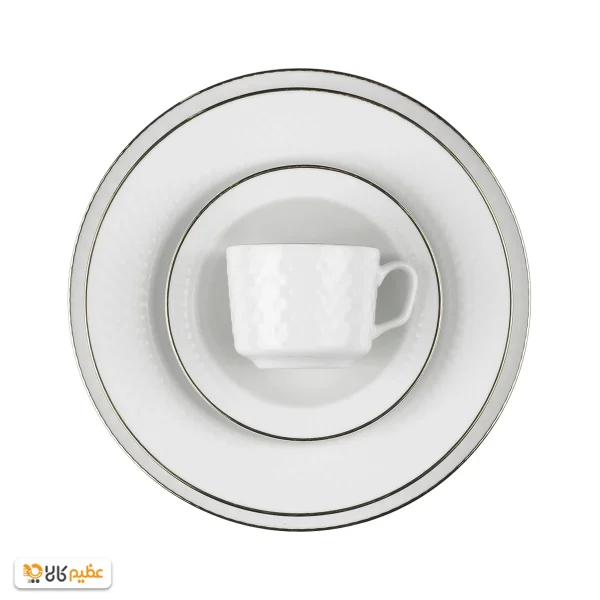 سرویس غذا خوری چینی 102 پارچه زرین سمن